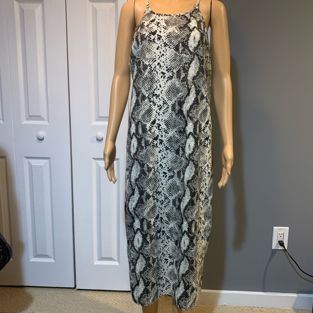 Vibe Snake-Skin Patterned Dress